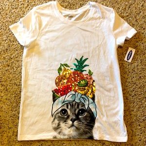 Girls embellished tee